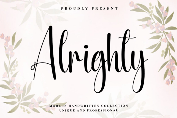 Alrighty Font: Elevating Autumn Campaign Visuals