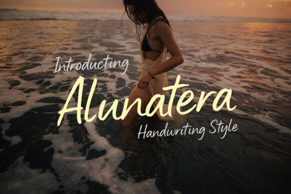 Alunatera: Elevate Your Brand with This Elegant Handwritten Font