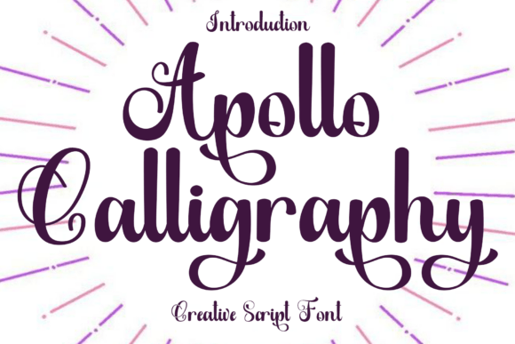 Apollo Calligraphy Font: A Warm Typeface for Small Business Branding