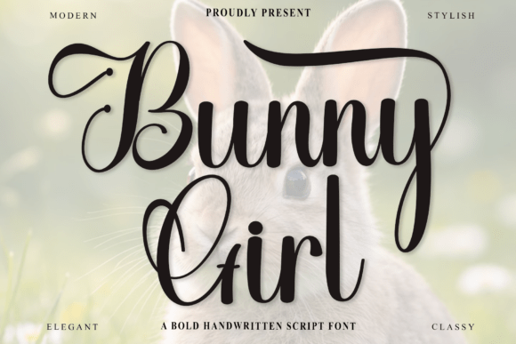Bunny Girl Font: Playful Typography for Handmade Crafts