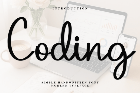 Coding Font: Festive Typography for Business Branding