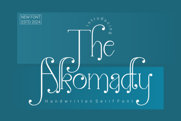 Discover The Alkomadty: A Handwritten Serif Font for Creative Branding