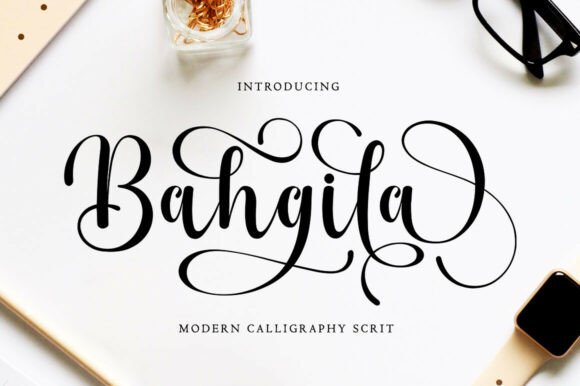 Enhancing Web Design with Bahgila: A Modern Calligraphy Script