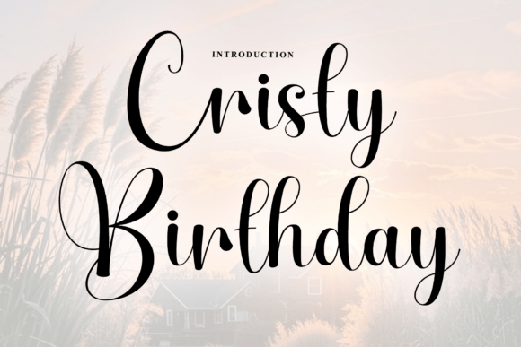 Enhancing Web Design with Cristy Birthday Font