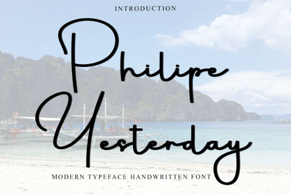 Fhilipe Yesterday Font: A Festive Typeface for Campaigns