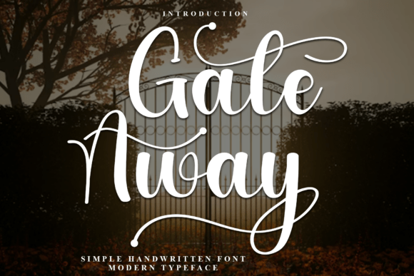 Gate Away Font: Festive Typography for Holiday Campaigns
