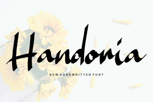 Handoria Font: Elegant Script for Digital Branding