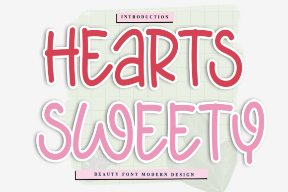 Hearts Sweety: A Versatile Script Font for Web Design