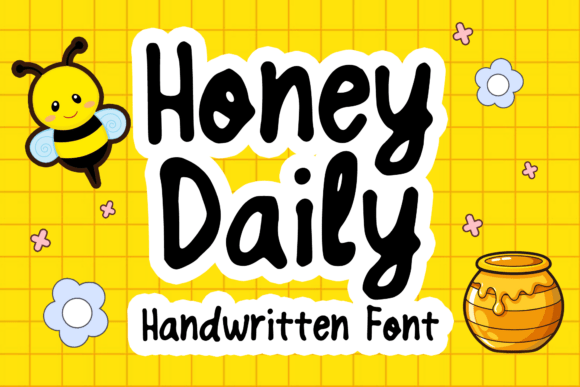 Honey Daily: A Whimsical Font for Engaging Campaigns