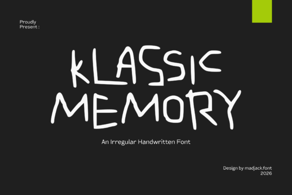 Klassic Memory: A Handwritten Font for Modern Web Design