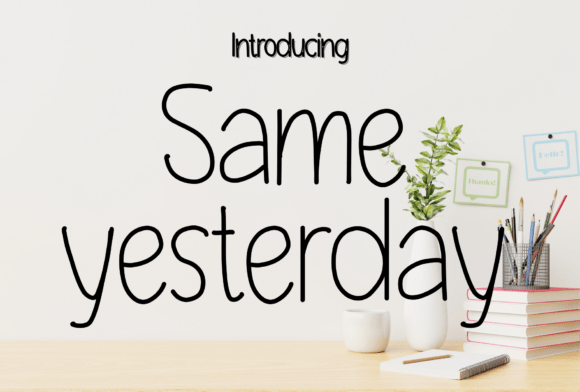 Same Yesterday Font: A Designer’s Branding Review