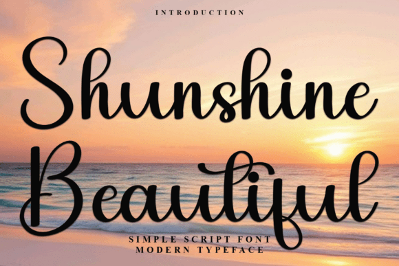 Shunshine Beautiful Font: Soft Editorial Typography