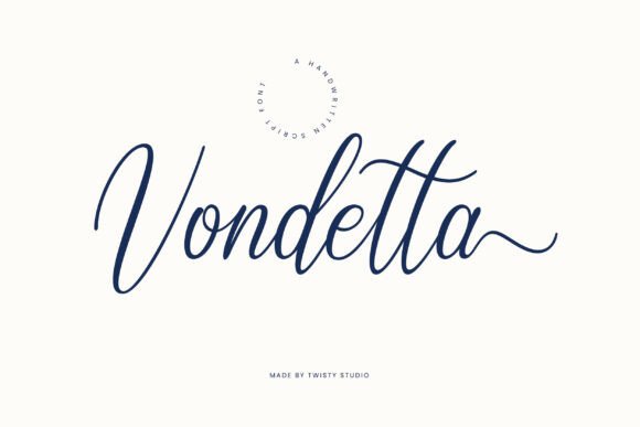Vondetta Font: Elevate Digital Marketing Visuals